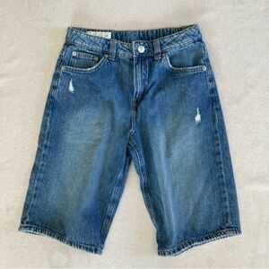 Zara Kids Skater Denim Shorts